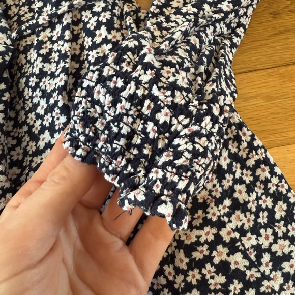 Abercrombie & Fitch Womens Wrap Dress Size XS Floral Boho Mini - Picture 9 of 12